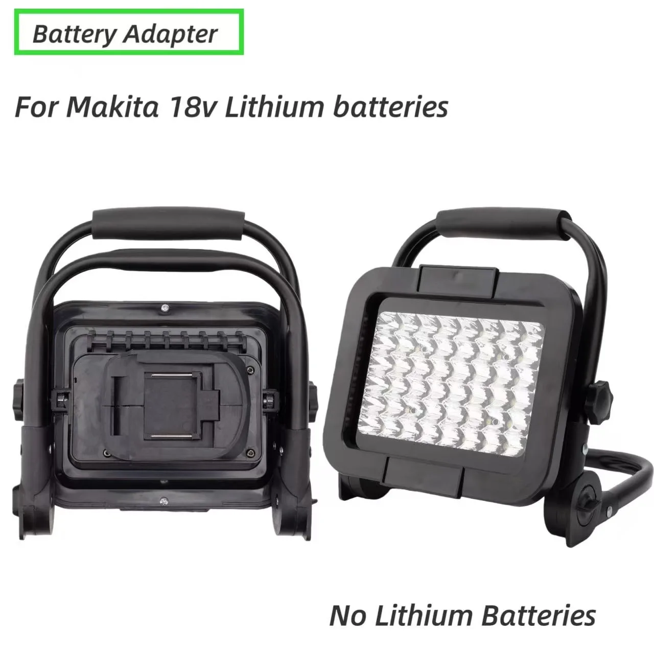 Lampe De Travail LED 84 LED 90W Pour Makita 18V – Projecteur Portable Camping