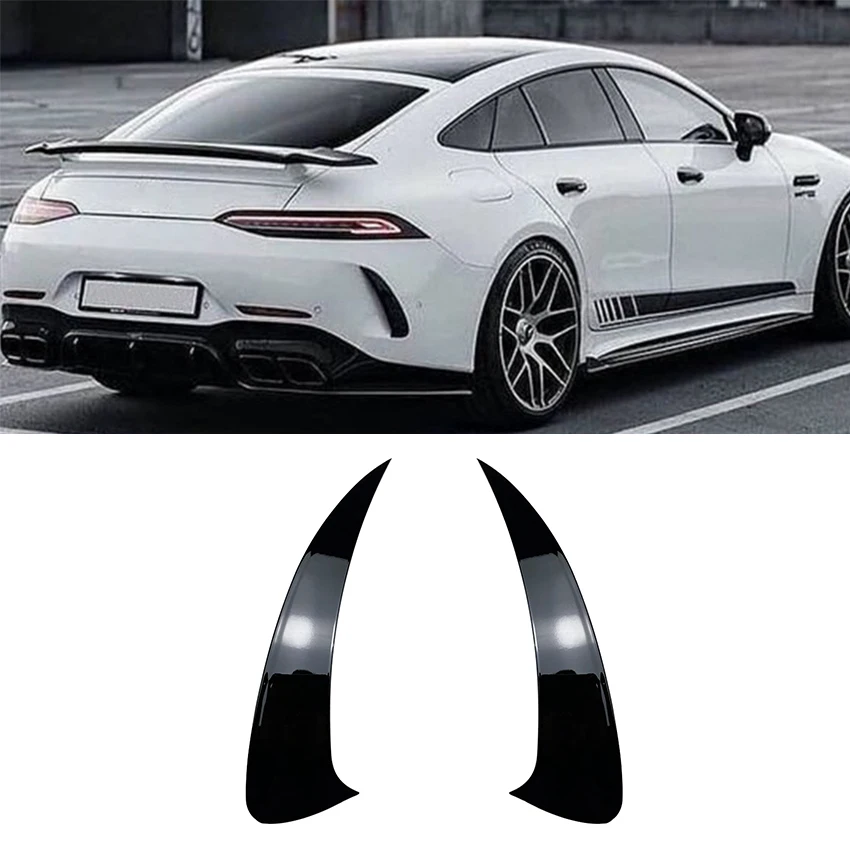 

Car Rear Bumper Splitter Side Spoiler Air Vent Wind Knife Body Kits For Mercedes-Benz X290 GT GT50 GT63 AMG 2019+