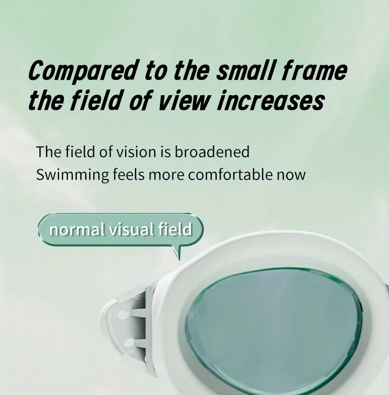 HD Waterproof & Anti-Fog Swimming Goggles-Electroplated Large Frame, Unisex Design for Professionals and Casual Swimmers