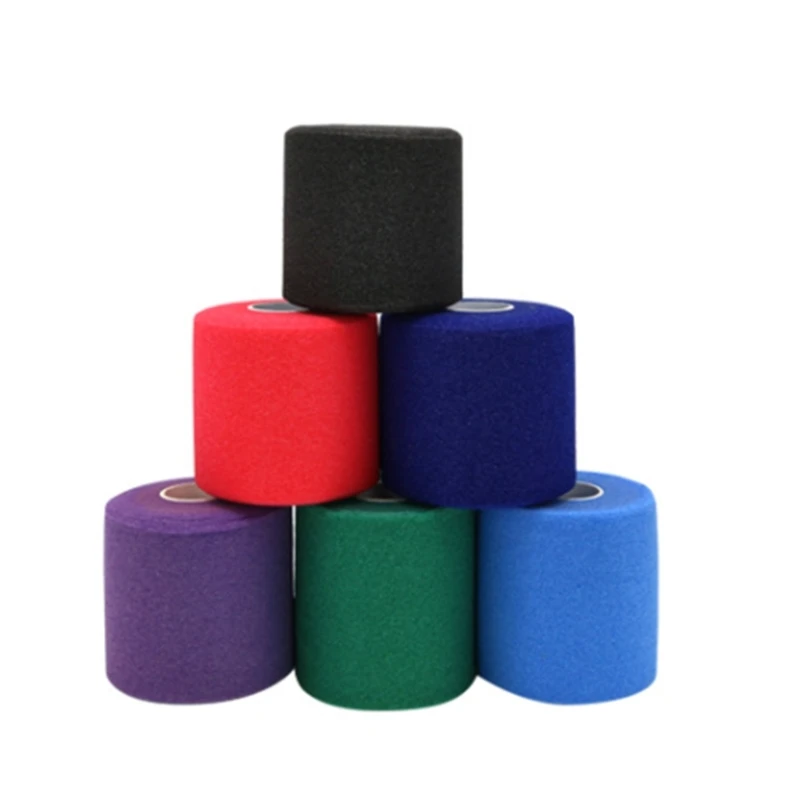 Sponges Badminton Racket Grip Cushion Wrap Foams Film Tennis Racket Wrap Tape Athletic Tape Muscle Bandages 1 Roll racket grips,racket tape,badminton overgrip,sweatband grip tape,badminton racket film,badminton racket handle film