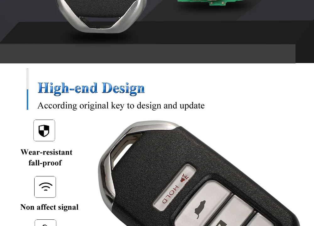 Chiave/Telecomando Per Honda Hr-v Fit Ex-l 2016-2018 Crv 2015-2016 Id47 Chip Kr5v1x - 4 Pulsante Smart Remote Suv 433/313.8mhz Honda - S18fcd3ea280c4524a98cffe6d5f04e23Q