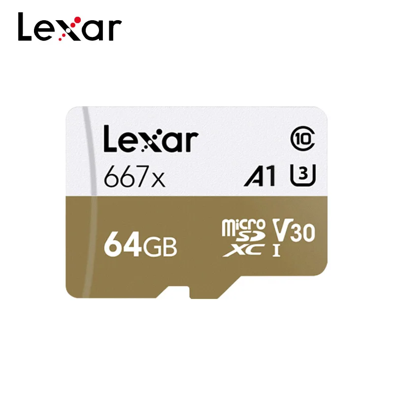 Lexar ī޶  ũ SD ī, ޸ ī, ÷ ī, 667x, MicroSDXC, 64GB, 256GB, V30, A1, A2, UHS-I, U3, TF ī