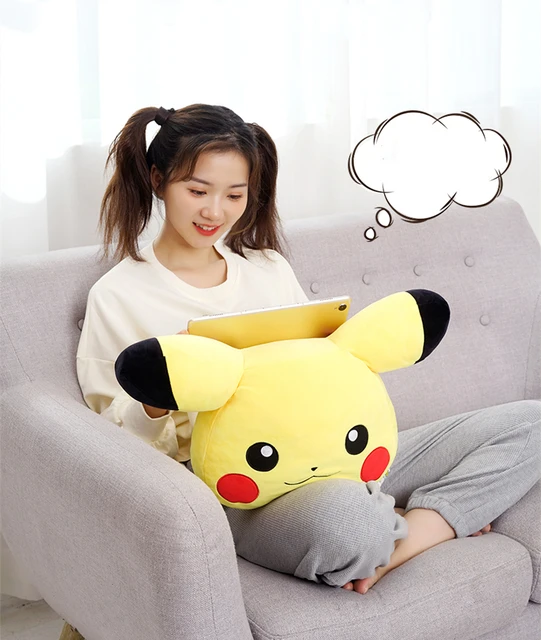 XLT Genuine Pokemon Pikachu Puppet Plush Toy Cute Throw Pillow Birthday  Gift Bulawapi Kachu 30CM Little Rabbit Fur Kachu Party Hat Doll Genuine  authorization with anti-counterfeiting