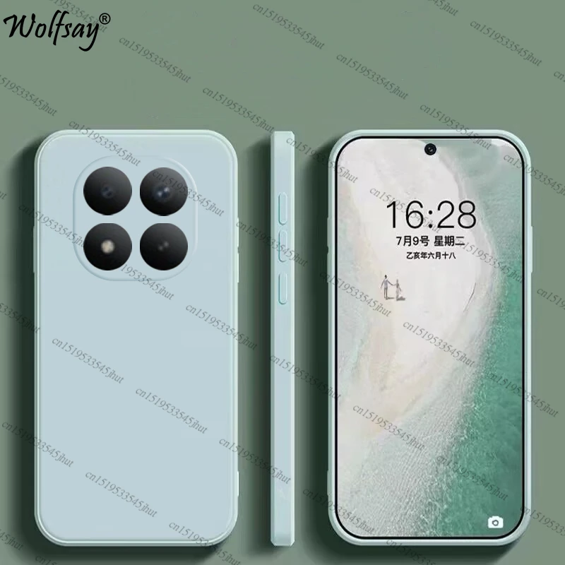 Shockproof Soft Liquid Silicone Case - Durable Back Cover
