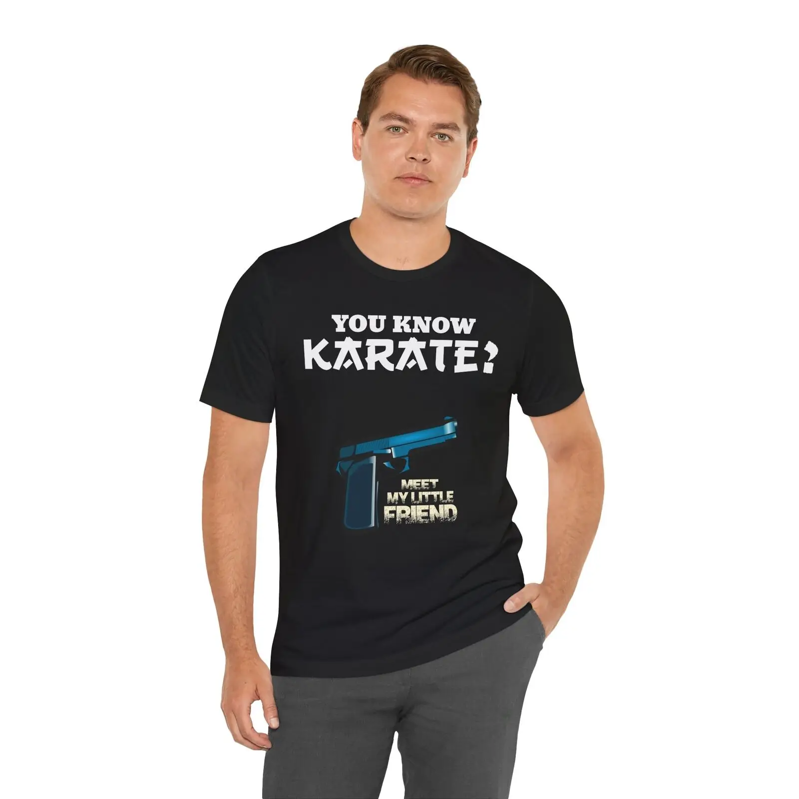 

Quirky Funny Martial Arts Karate T-Shirt Regular Fit Short Sleeve Tops