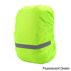 Reflective Waterproof Backpack Rain Cover (Fluorescent Green-S)