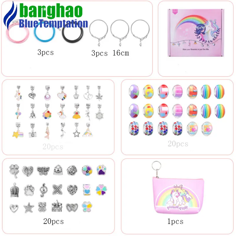 wholesale alloy beads bracelets set Fashion handmade Charm for making accessories  diy jewelry pendants bracelet TZ-11