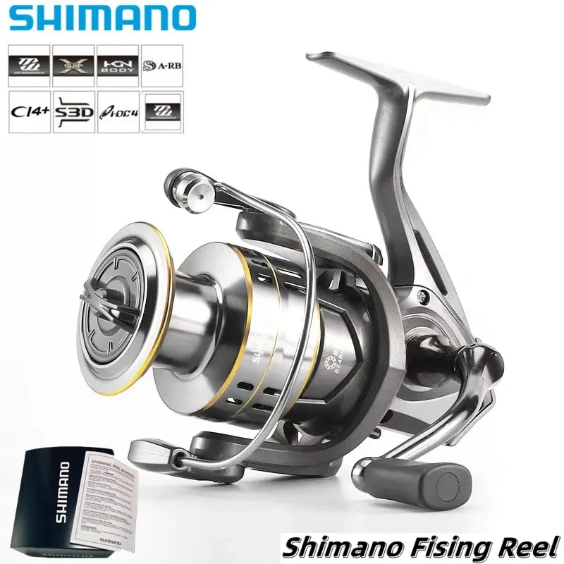 

Shimano Spinning Reel Ultralight Metal Spool Fishing Lightweight Tackle Max Drag 18kg Saltwater Long Throw Reels 1000-7000Series