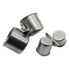 Pet Stainless Steel Bird Feeder Double Cup/Single Cup With Clip Parrot Feeder Round Birdhouse Food Drinking Water Feeding Bowl 6