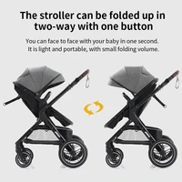 Poussette bébé 3 en 1, poussette à quatre roues, voiture bébé 2 en 1, poussettes légères, poussettes multifonctions, landau, poussette 6