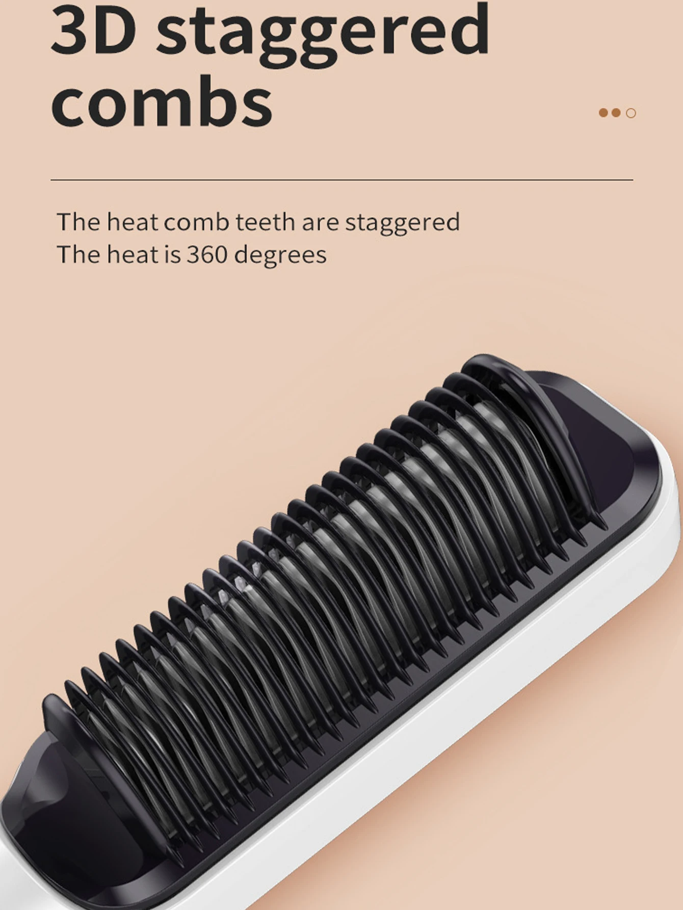 1 Pc Mini hair straightener, customized hot comb, hair styling tools, hair brush, straightening comb 3