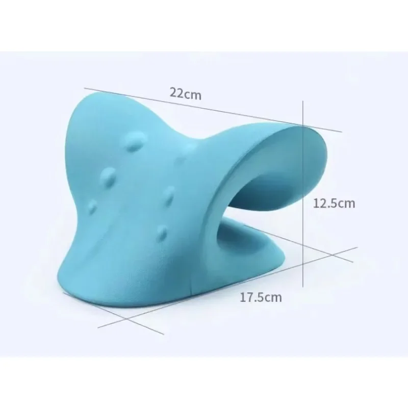 Neck Shoulder Relaxer Neck and Shoulder Relaxer Cervical Traction Device for Relief and Cervical Spine Alignment Chiropractic Pillow Neck Stretcher