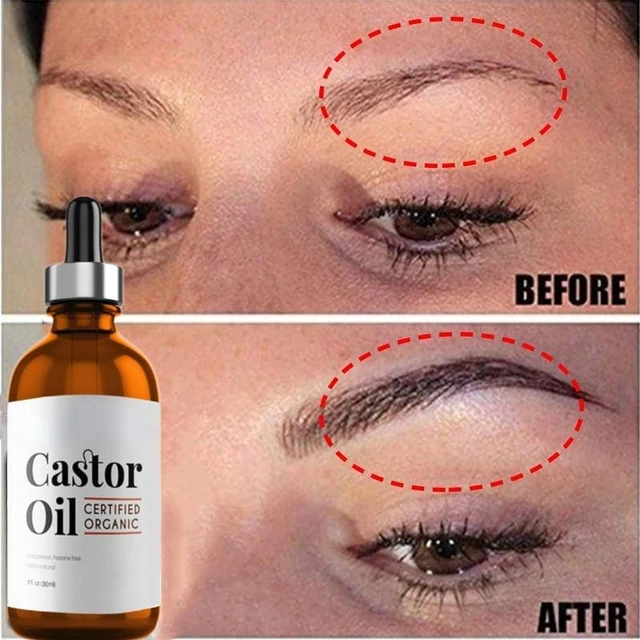 Castor Oil Eyebrows Men