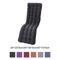 Polyester Recliner Cushion Thickened Mat Sunlounger Cushion Outdoor Indoor 1