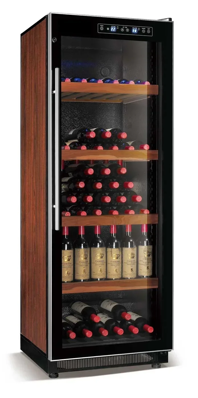 Supplier Commercial Wine Beverage Refrigerator Dual Zone Large Size Wine Cooler Cabinet For Sale