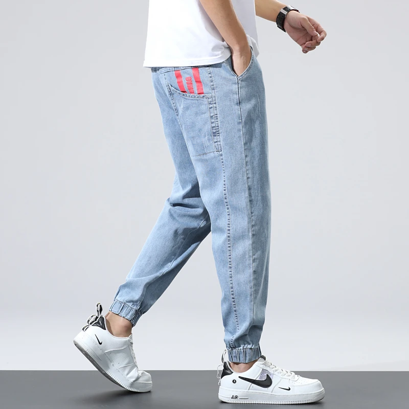 Joggers Modelos De Pantalones De Caballeros Pantalones Vaqueros Elásticos  Para Hombre, Jeans Elásticos Con