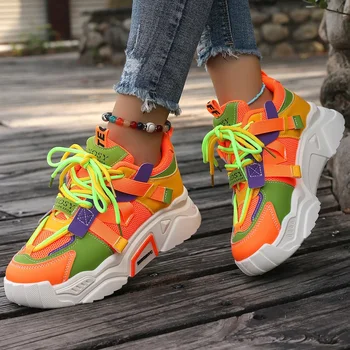 New Sneakers Women Designer Shoes Women Lightweight Mesh Breathable Versatile Outdoor Casual Vulcanize Shoes Zapatos De Mujer 1