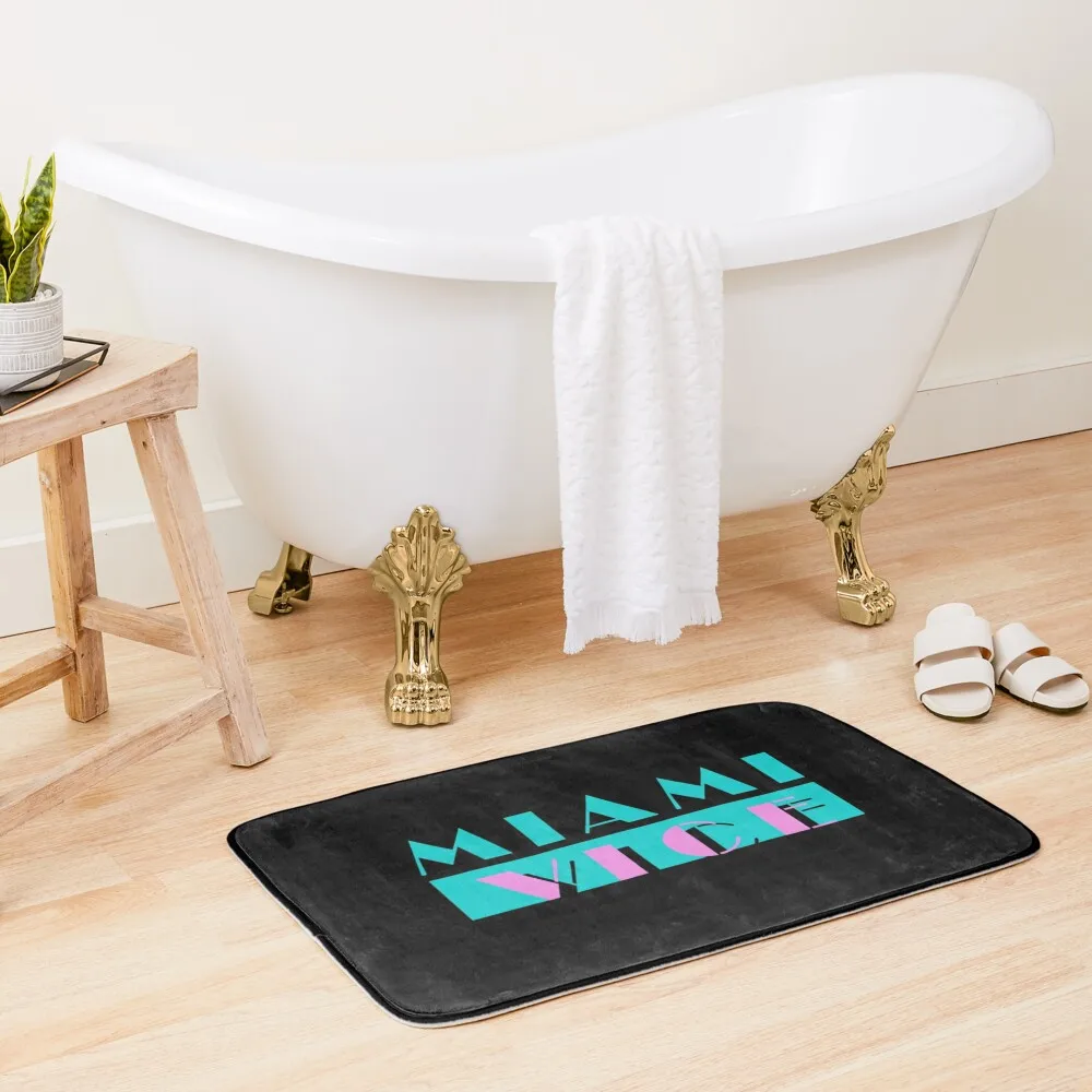

Miami Vice Bath Mat Living Room Rugs Shower Quick-Drying Bathroom Mat