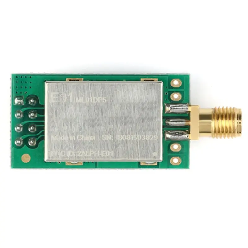 내구성 있는 E01-ML01DP5 20Dbm 2100M 무선 트랜시버 모듈 NRF24L01P+ PA+ LNA 2.4G(ML01DP5 안테나 차폐 범위 포함),E01-ML0