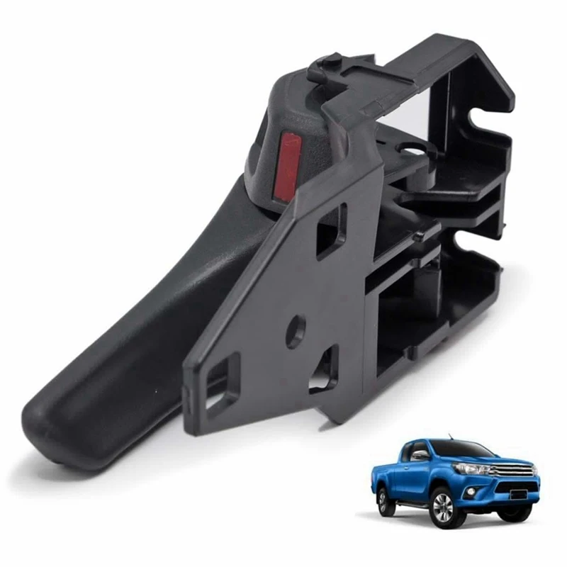 

1 Set Car Inner Door Handle Black Automotive Supplies ABS For Toyota Hilux Tacoma Revo SR5 2016-2020