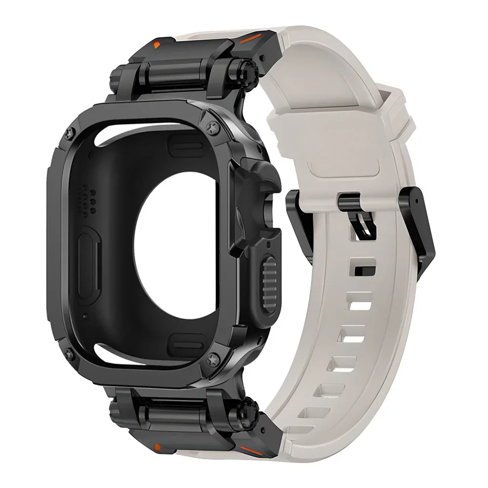 Silicone Strap with TPU Protective Case and Bracelet