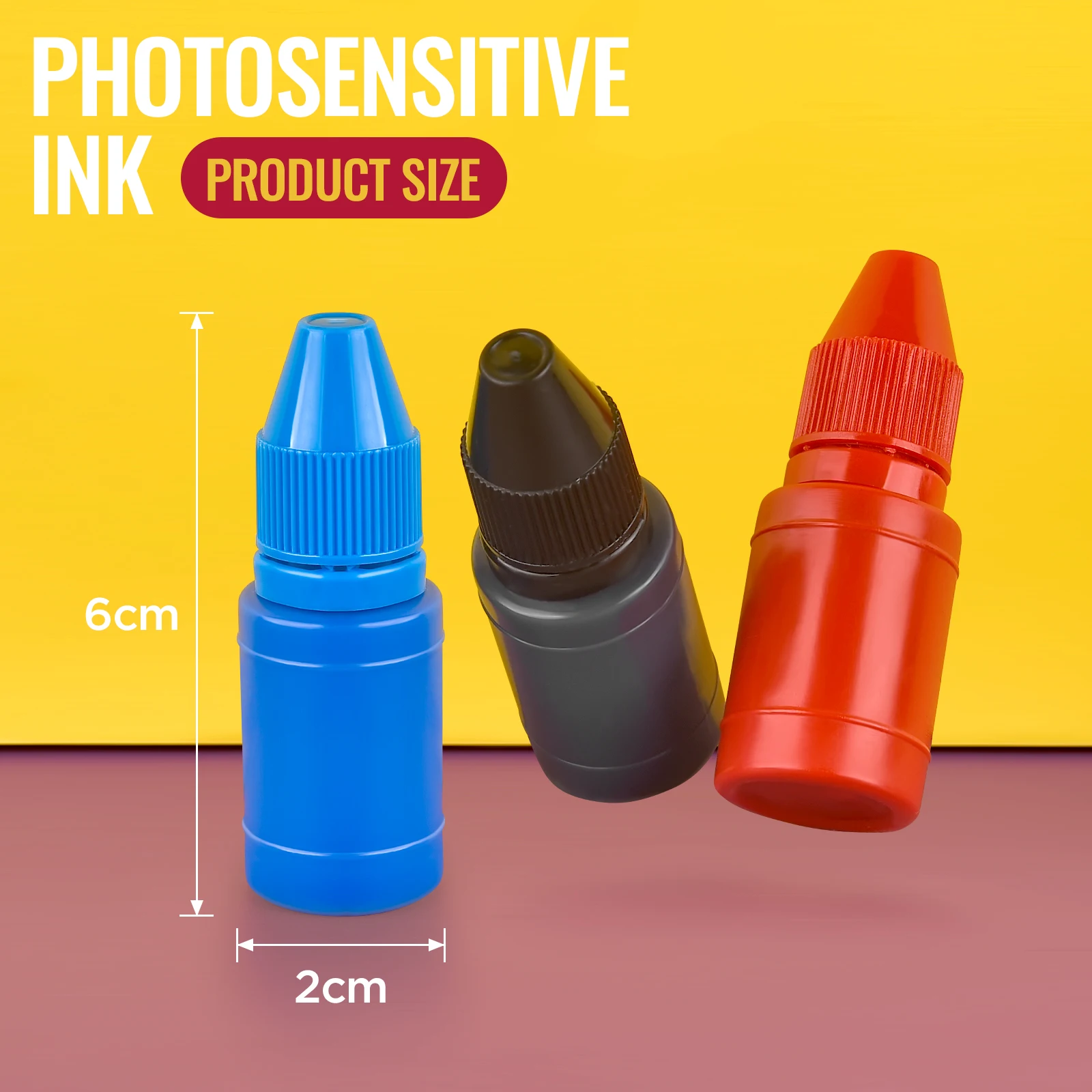 Vibrant 35-Color Inkpad Refill for Rubber Stamps - 10ml Bottle