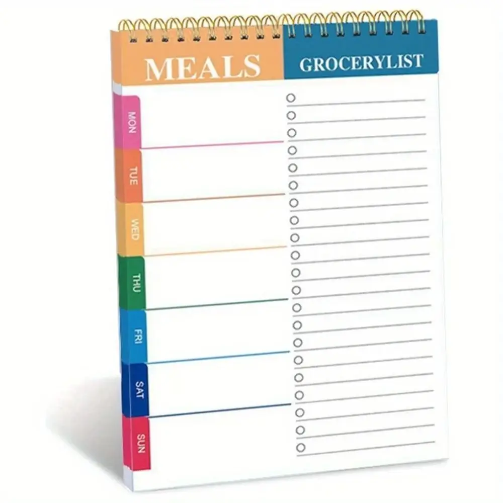 Wide To Do Planner 주간 계획 메모장 문구 A5 노트북 플래너, 할 일 플래너 목록 패드, 일자 일정