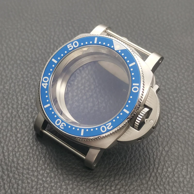 Mod 42mm Silber PNH Uhrengehäuse Transparente Rückseite Passend für NH35 NH36 4R35 4R36 7S26 Uhrwerk 28,5mm Zifferblatt Uhrengehäuse Refit Teile – Detail 3