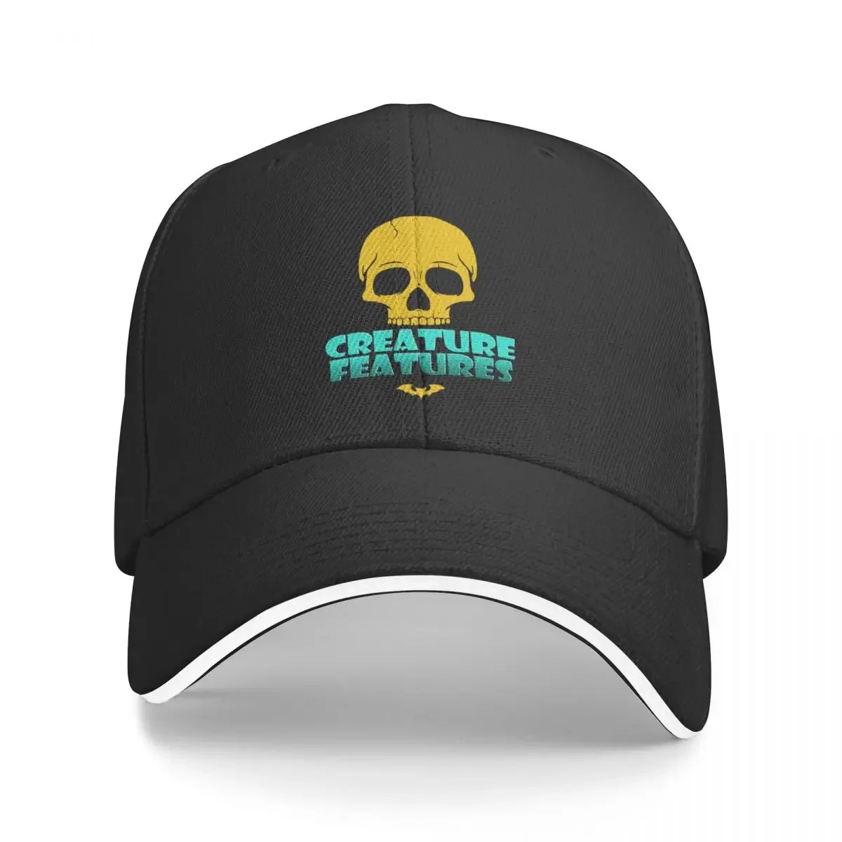

Creature features logo classic t shirt Baseball Cap Trucker Hat Uv Protection Solar Hat For Women Men's