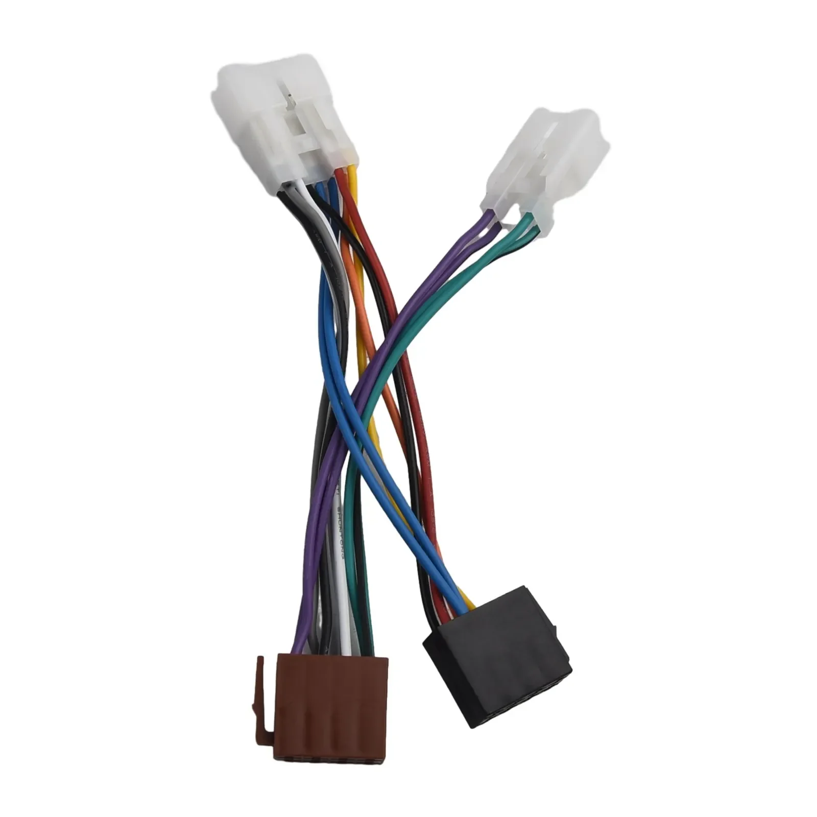 Cable de modificación de Audio hembra a ISO macho para coche, arnés de cableado estéreo ISO de 12V para Toyota, piezas de adaptador de Cable de Radio
