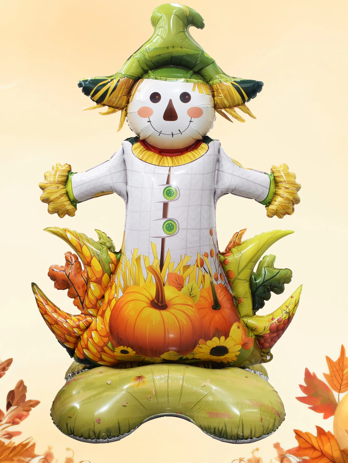 1pc 60 zoll Supersize Stand Sockel Vogelscheuche Türkei Mais Luftballons Herbst Ernte Festiva Dekorieren Thanksgiving Day Dekorationen – Detail 3