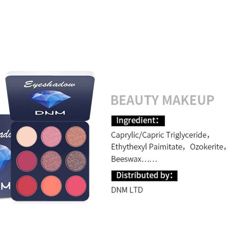 Eye Shadow Eye Shadow Plate Glitter Pearlescent Matte