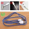 1.4M Spiral Charger Cable Cord Protector Line Decoration Winder Universal Anti-break Spring Protection Ropes for IPhone Samsung 5