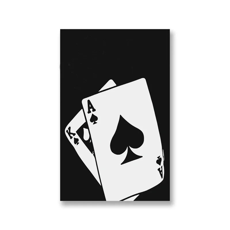 أبيض وأسود رقم 8 الكرة ملصق فني البلياردو نادي موض...