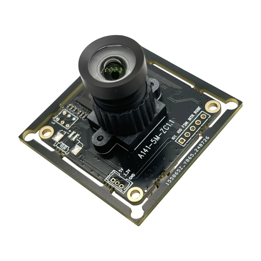 2026 공장 맞춤형 1/2.53인치 CMOS 센서 OX05B1S 5MP 48FPS HD 고정 초점 RGB-IR 글로벌 셔터 USB 카메라 모듈