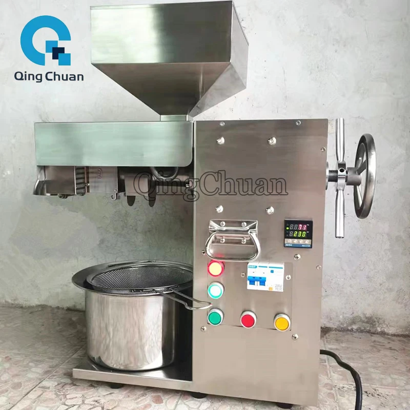 Oil Press Machine TB15 3000W Home Peanut Seeds Squeezer Stainless Steel Business Sesame Sunflower Expeller Soybean Extraction 3