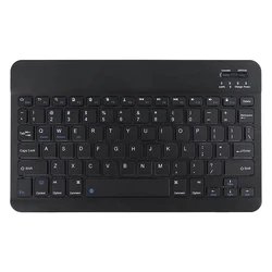 Compact 10 - Inch Multi - Language Wireless Bluetooth Keyboard - German QWERTZ (Black)
