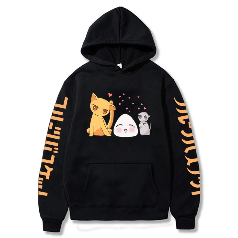 Japanese Funny Anime Fruits Basket Harajuku Cute Mnaga Souma Yuki Souma Kyo Honda Tohru Men Women Unisex Hoodie Sweatshirt