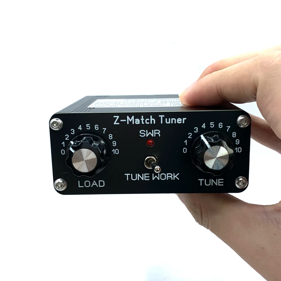 アマチュア無線用手動アンテナチューナー,Z-match,cw,3-28mhz,5w,2022