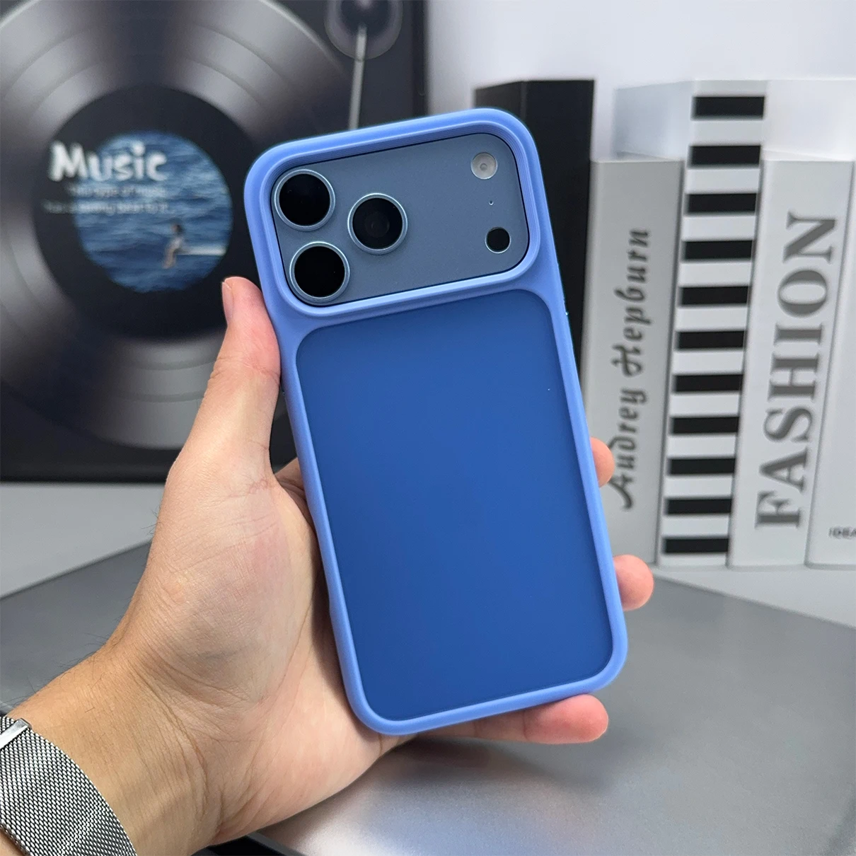 Luxury Business Translucent Shockproof Phone Case - Acrylic TPU Hybrid Armor Cover
