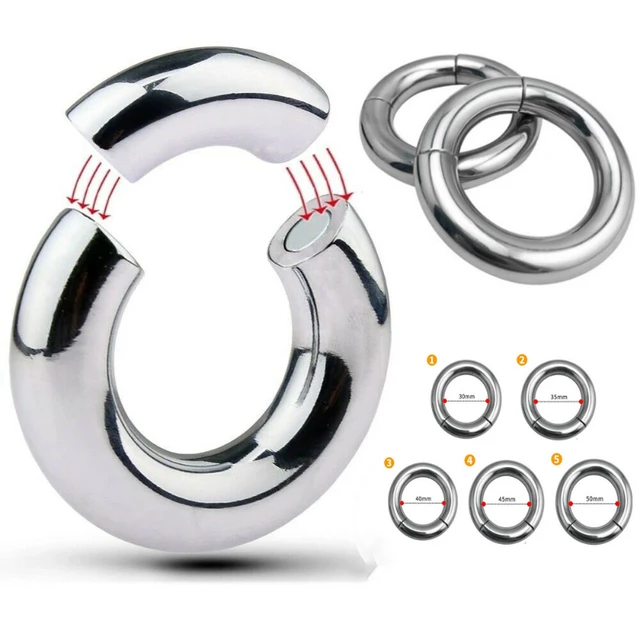 New Heavy Ball Stretcher Cockring Adjustable CBT Sex Toy Male Scrotum  Testicle Stretching Device Male Chastity Device Sex Shop - AliExpress