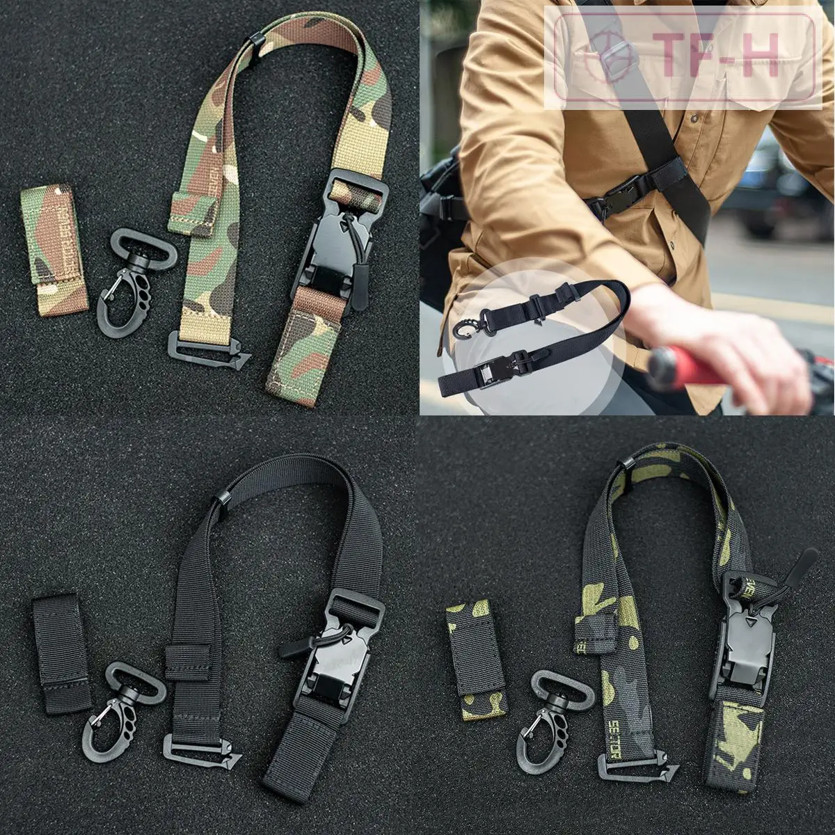 Magnetic Quick Release Stability Webbing Belt Three-point Crossbody Bag  Riding Universal Extensible Single Shoulder Strap - Hunting Accessories -  AliExpress