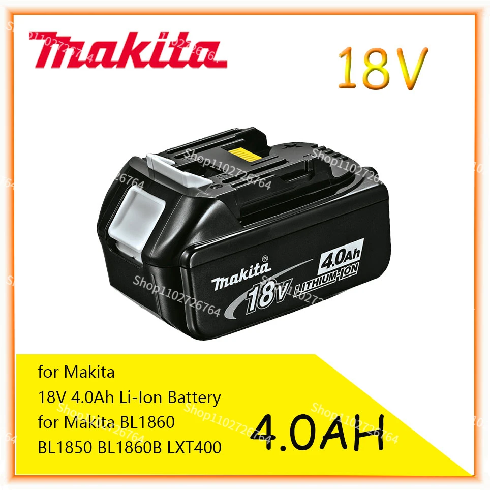 

Makita Original 18V 4.0AH 5.0AH 6.0AH Rechargeable Power Tools Battery with LED Li-ion Replacement LXT BL1860B BL1860 BL1850