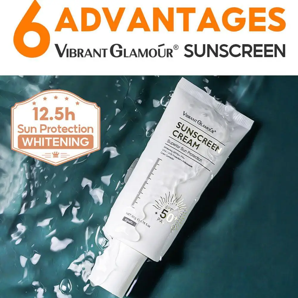 

Отбеливающий солнцезащитный SPF 50 УФ-защитный длительный крем для тела против кожи увлажняющий солнцезащитный крем для лица Y5Z0