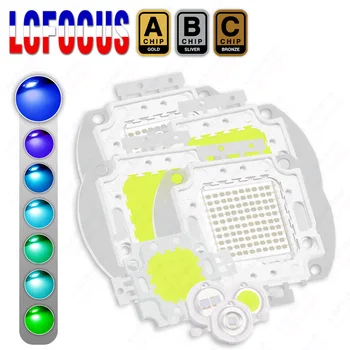 1W 3W 5W 10W 20W 30W 50W 100W LED COB 칩 로얄 블루 블루 시안 블루 그린 레이크 블루 440nm 470nm 480nm 490nm 라이트 비즈 발광 다이오드