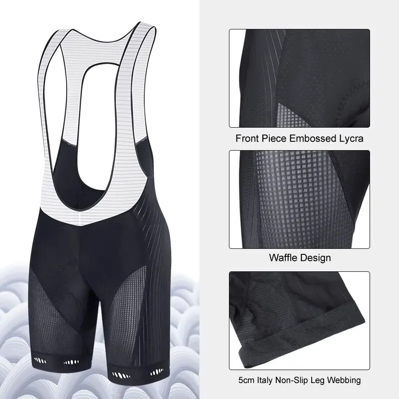 Men's Cycling Bretelle Seamless Men Cycling Shorts Ride Men's Bib Shorts Pro