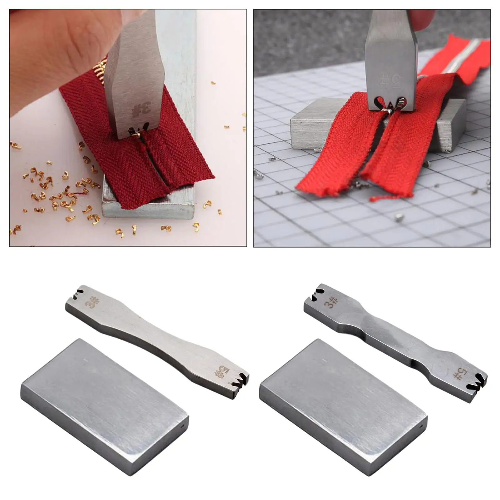 고강도 지퍼 커터, 지퍼 모양, 오목한 DIY 도구