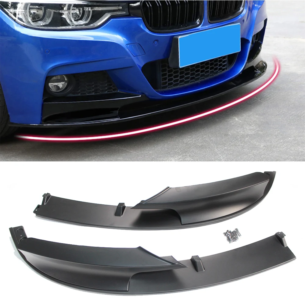 2 Stück Auto Front stoßstange Spoiler Lip Splitter Trim Styling