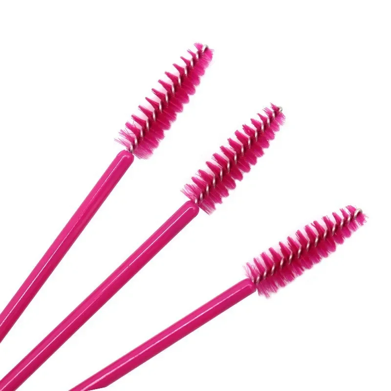Women Makeup 50 Pcs  For Grafting Lashes Extension Brush Tools Disposable Nylon Mascara Wand Applicator Eyelash Brushes