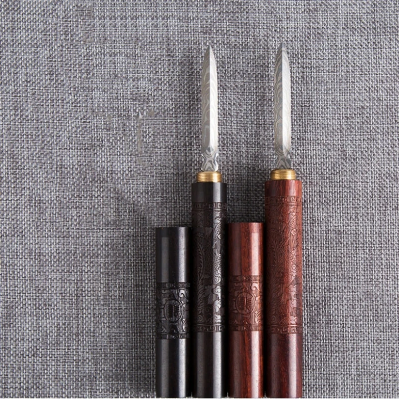 Wooden Tea Knife Chinese Tea Ceremony Accessories Brick Pu 'er Tool Needle Kung Fu Set Conical Needle tea cutter tea needle set